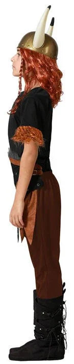 Disfraz de Vikingo Oscuro Infantil Vikingo Atosa